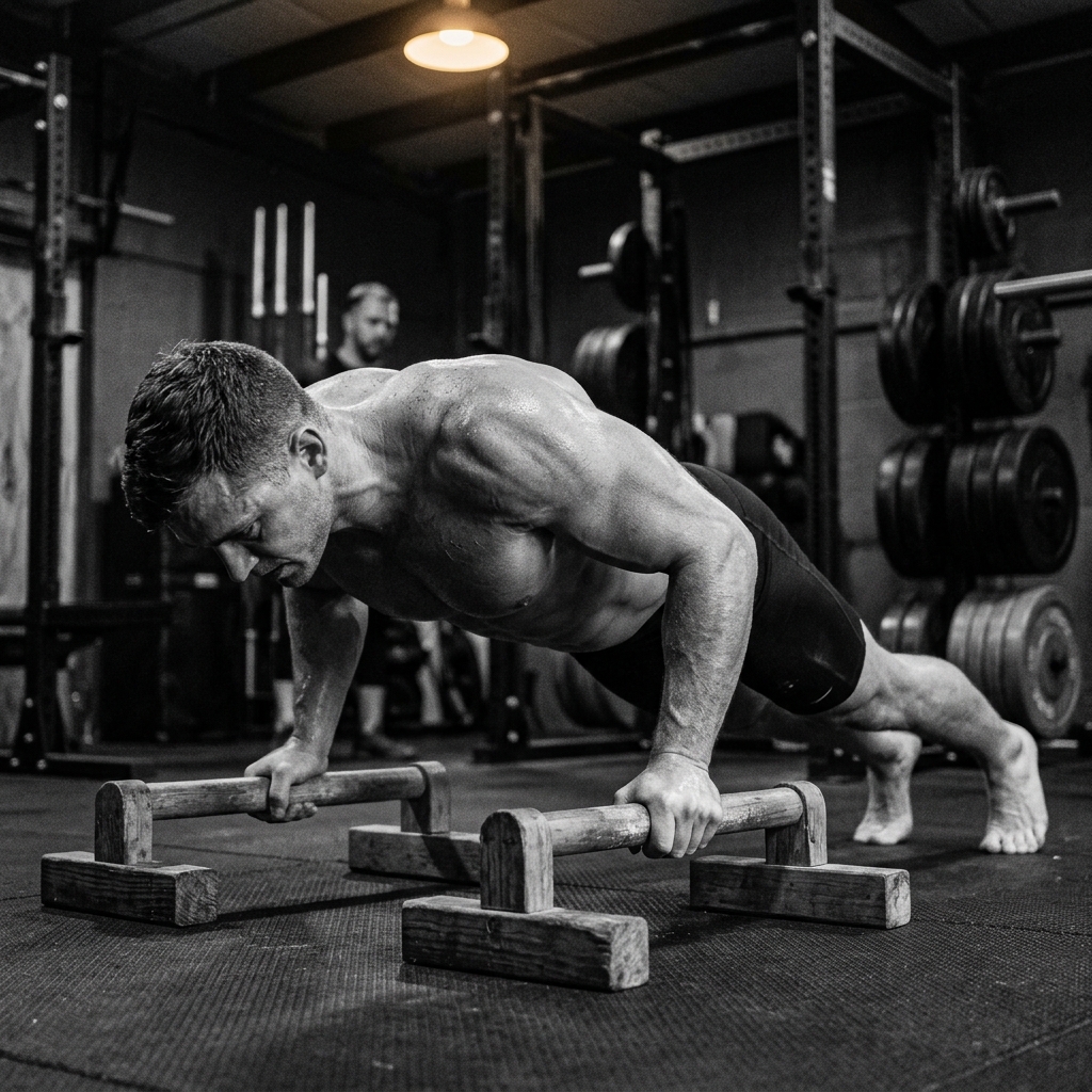 Calisthenics class pushups